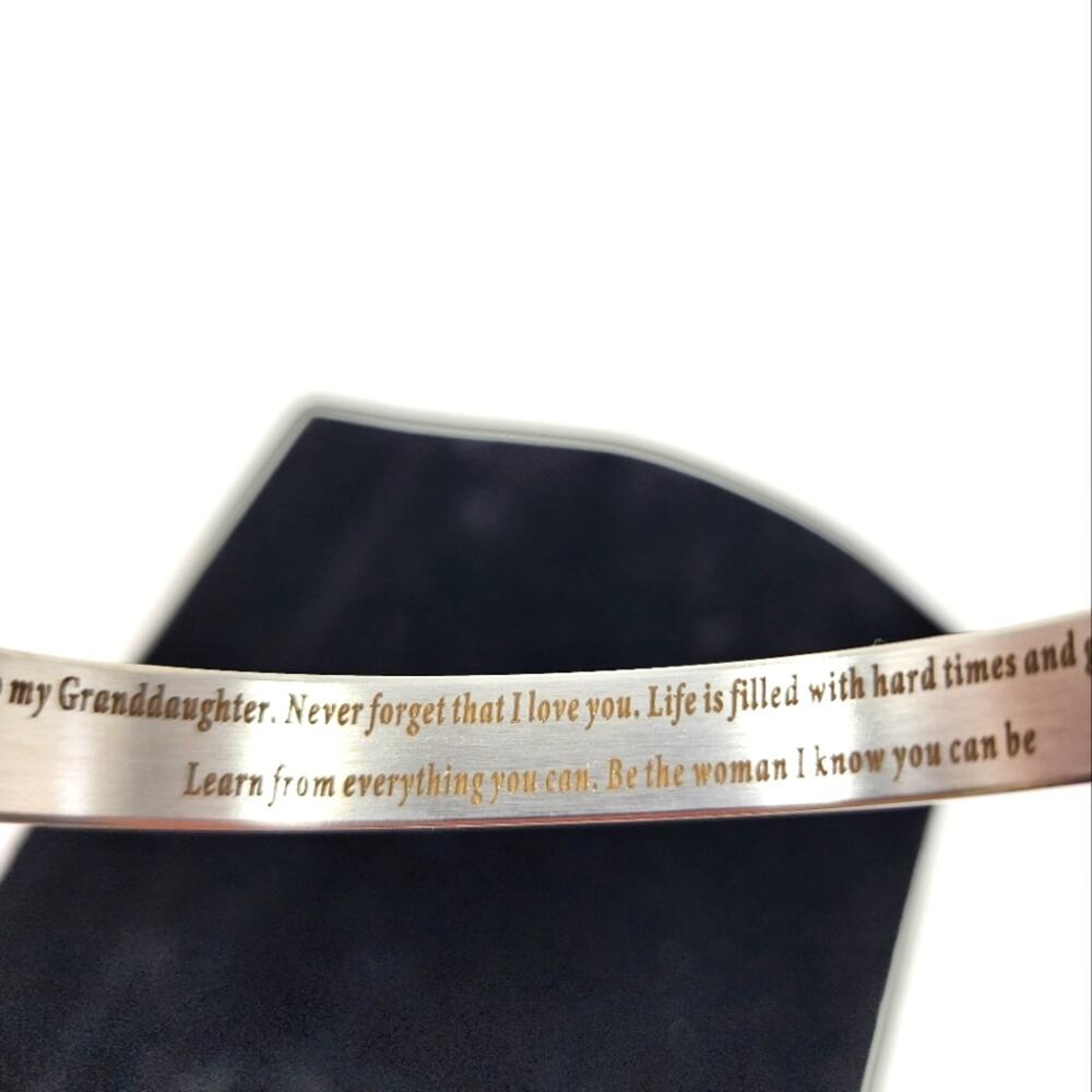 Granddaughter Gift Motivational‎ Words of Encouragement Gift Ideas Adjustable